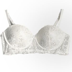 Marilyn Monroe Intimates White All Over Lace Bra